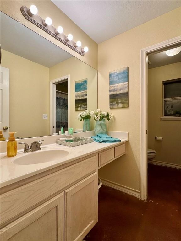 5906 Lindenwood Dr, Corpus Christi, TX 78414 - bathroom with vanity and toilet
