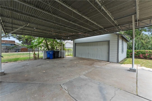 4002 Brawner Pkwy, Corpus Christi, TX 78411 - garage with a carport