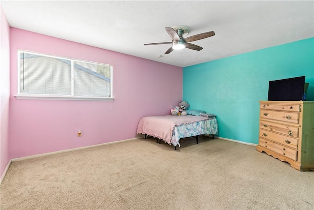5110 Cascade Dr, Corpus Christi, TX 78413 - bedroom featuring carpet flooring and a ceiling fan