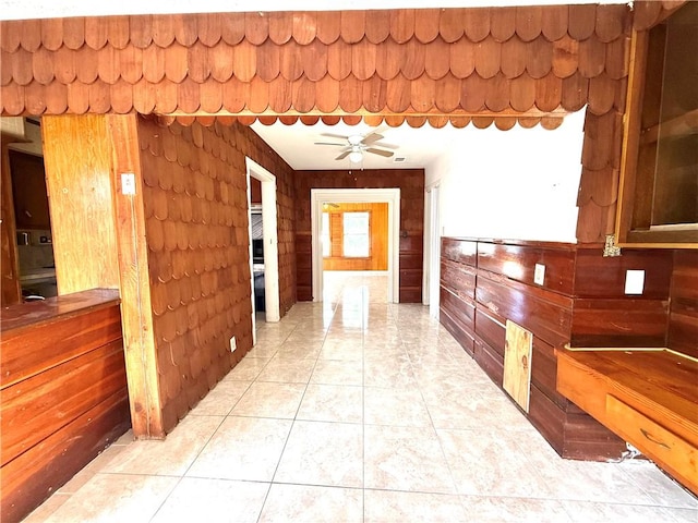 1609 15th St, Corpus Christi, TX 78404 - corridor featuring wooden walls