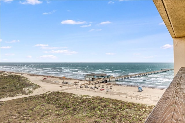 1000 Lantana Dr Unit 903, Port Aransas, TX 78373 - water view featuring local beach