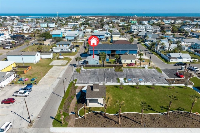 birds eye view of property featuring a residential view