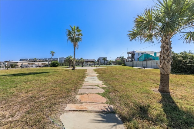 exterior space featuring a yard