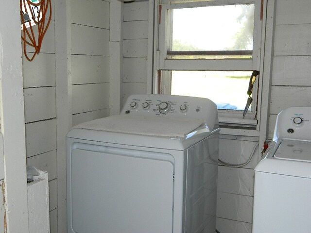 laundry area with washer and dryer