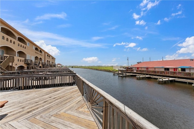 14334 Cruiser St Unit 101, Corpus Christi, TX 78418 - dock area with a water view