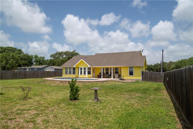 2562 Big Oak Ln, Ingleside, TX 78362 - back of house featuring a patio area and french doors
