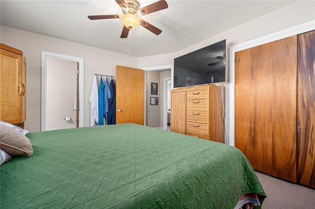 314 Inglewood, Ingleside, TX 78362 - carpeted bedroom with ceiling fan