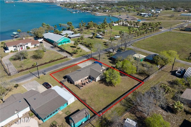 314 Inglewood, Ingleside, TX 78362 - aerial view featuring a water view