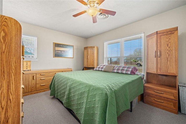 314 Inglewood, Ingleside, TX 78362 - carpeted bedroom with a ceiling fan