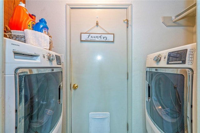 14613 Powell Dr, Corpus Christi, TX 78410 - washroom with washing machine and clothes dryer