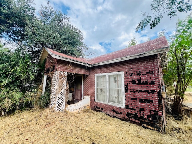 view of rear view of house