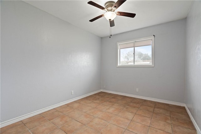 1318 W Cherrystone Dr, Corpus Christi, TX 78412 - empty room featuring ceiling fan and light tile patterned flooring