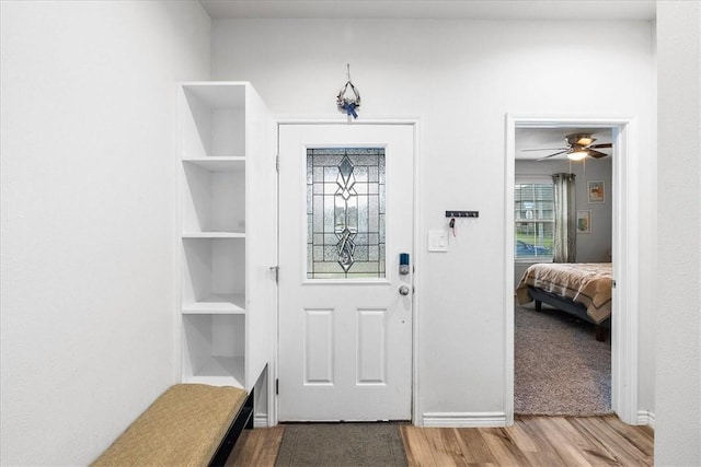 2673 Abbey Rd, Corpus Christi, TX 78415 - entryway featuring wood finished floors and baseboards