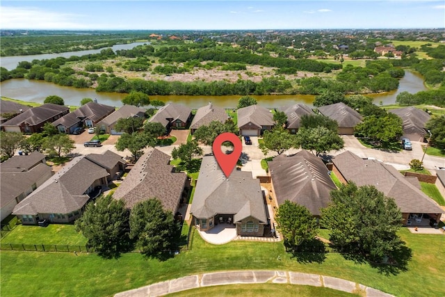 6217 Garden Ct, Corpus Christi, TX 78414 - aerial perspective of suburban area with a large body of water