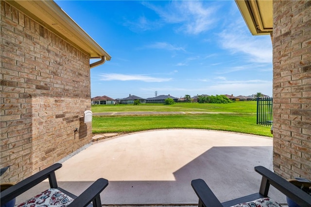 6217 Garden Ct, Corpus Christi, TX 78414 - view of patio with a residential view