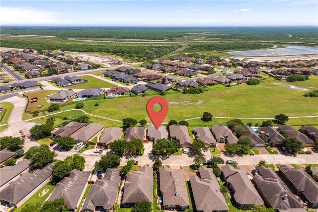 6217 Garden Ct, Corpus Christi, TX 78414 - aerial overview of property's location with nearby suburban area