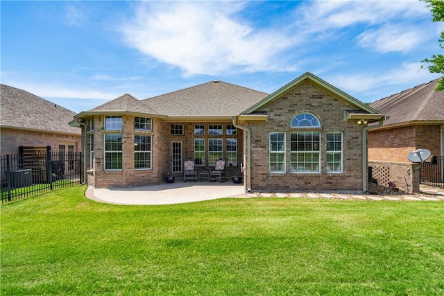 6217 Garden Ct, Corpus Christi, TX 78414 - back of house featuring brick siding and a patio