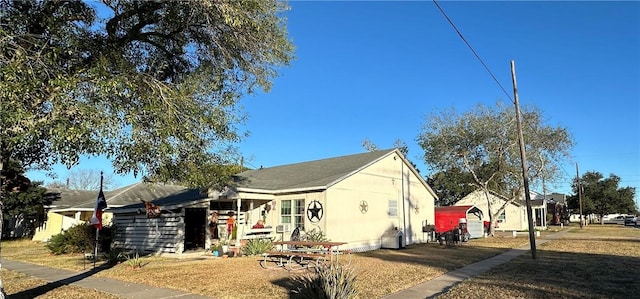 view of front of home