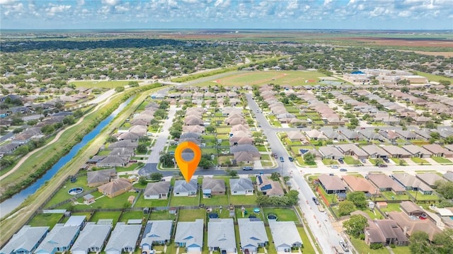 4384 Summer Wind Dr, Corpus Christi, TX 78413 - aerial view of property and surrounding area with nearby suburban area and a nearby body of water