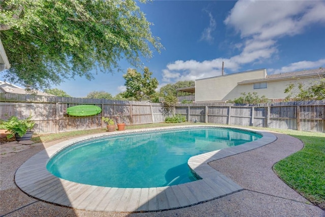 108 Lost Creek Dr, Portland, TX 78374 - view of swimming pool with a fenced backyard