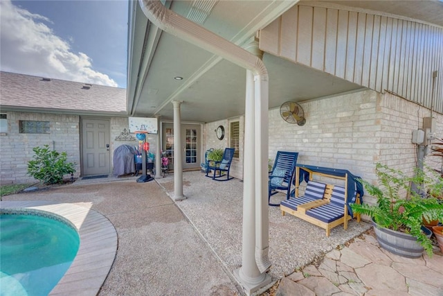 108 Lost Creek Dr, Portland, TX 78374 - view of patio featuring an outdoor pool