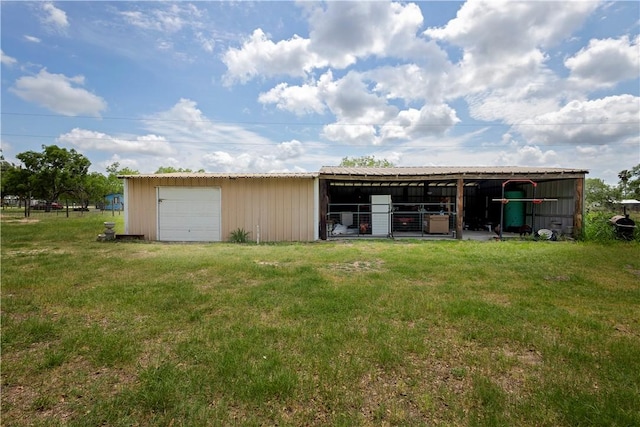 23861 County Road 1008, Mathis, TX 78368 - view of pole building featuring a lawn