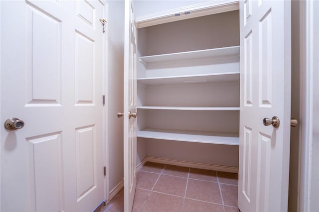 view of closet