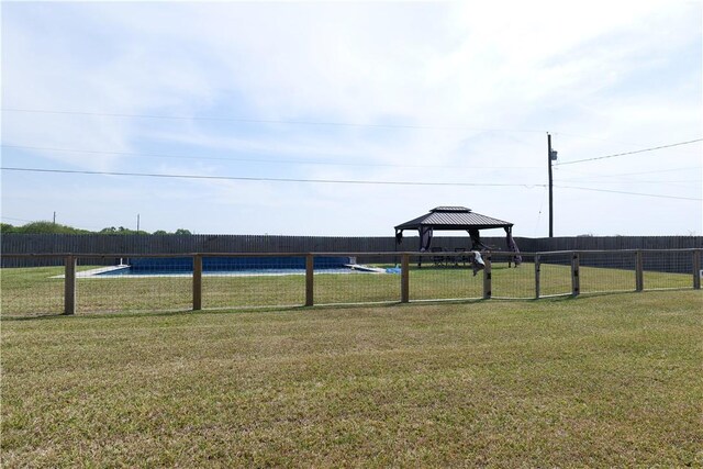 100 Lone Oak St, Portland, TX 78374 - view of yard with a gazebo