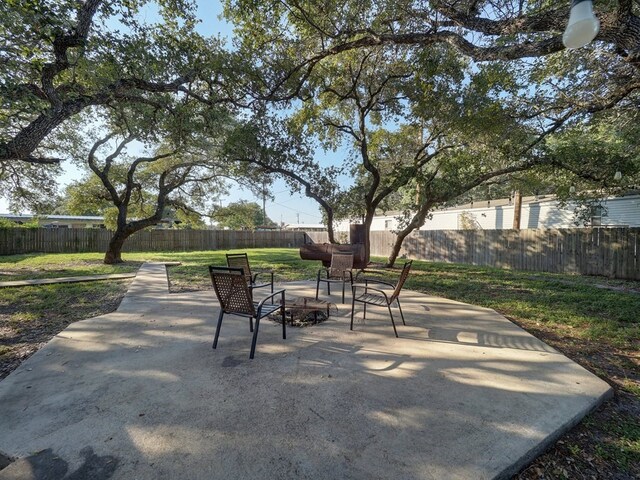 view of patio