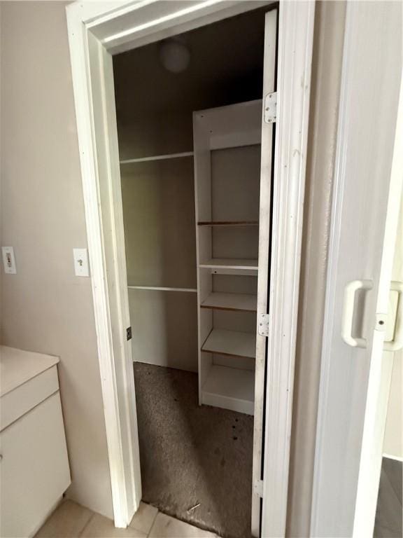 view of closet