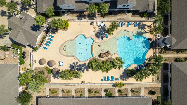 15209 S Padre Island Dr Unit 707, Corpus Christi, TX 78418 - aerial view of a pool area