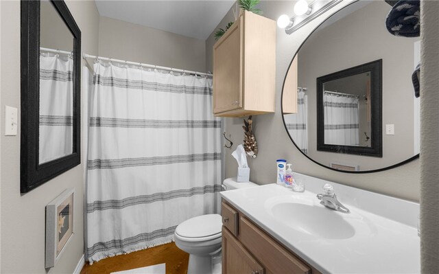 15209 S Padre Island Dr Unit 707, Corpus Christi, TX 78418 - bathroom featuring vanity, toilet, and a shower with shower curtain