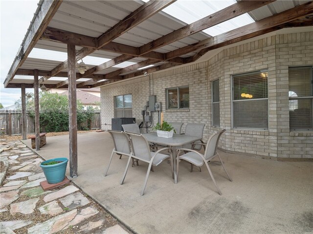 view of patio