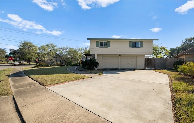 6845 Aswan Dr, Corpus Christi, TX 78412 - traditional home featuring concrete driveway and a garage
