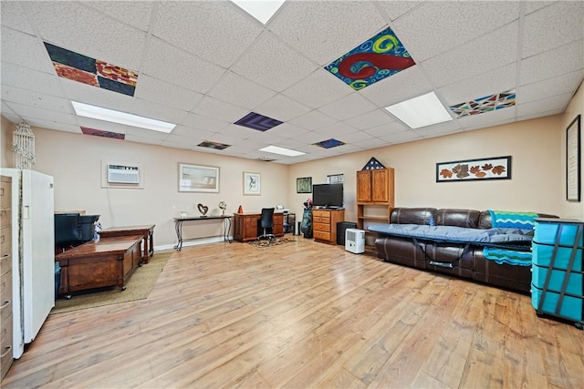 305 Circle Dr, Corpus Christi, TX 78412 - office space with light wood-style flooring and a paneled ceiling