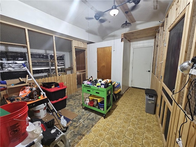 view of storage room