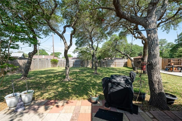 109 Starlight, Ingleside, TX 78362 - view of yard with a patio area and a fenced backyard