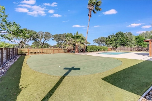 5241 Saint Andrews Dr, Corpus Christi, TX 78413 - fenced backyard featuring a patio area