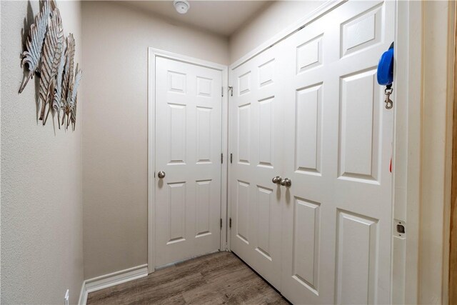 11766 Fm 70, Robstown, TX 78380 - hall with wood finished floors and baseboards