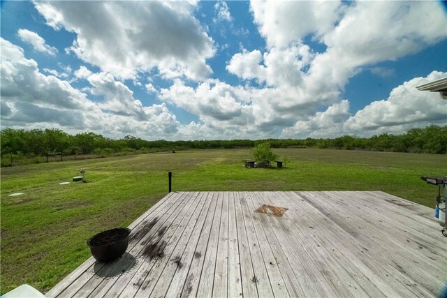 11766 Fm 70, Robstown, TX 78380 - wooden terrace with a lawn