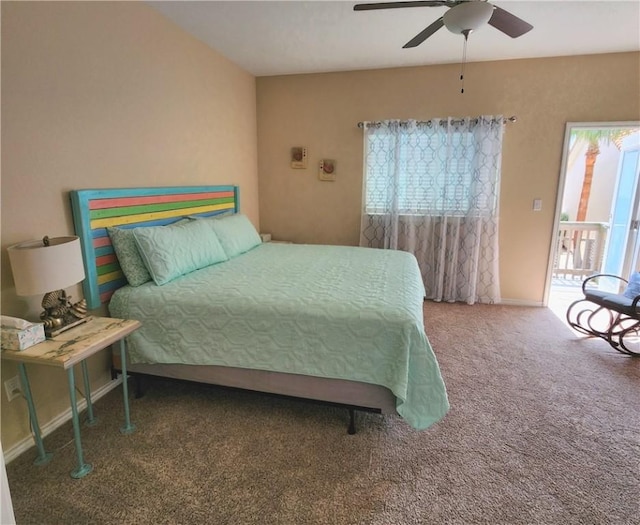 14878 Granada Dr Unit 502, Corpus Christi, TX 78418 - bedroom with a ceiling fan, multiple windows, and carpet