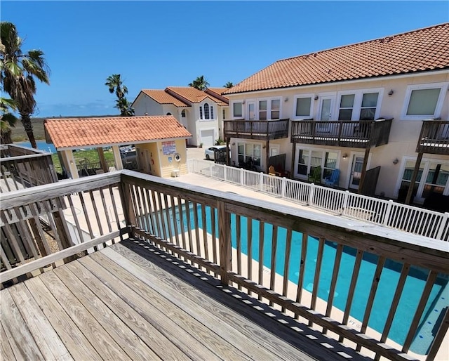 14878 Granada Dr Unit 502, Corpus Christi, TX 78418 - deck featuring a community pool