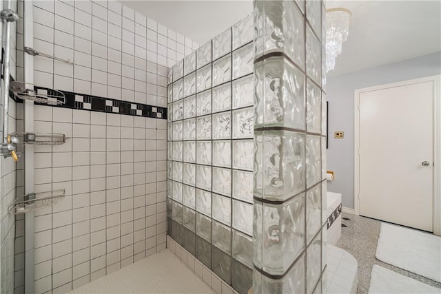1400 Ocean Dr Unit 1104A, Corpus Christi, TX 78404 - full bath with baseboards and a tile shower