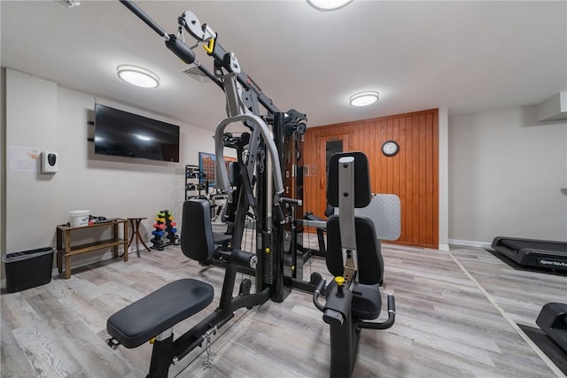 1400 Ocean Dr Unit 1104A, Corpus Christi, TX 78404 - exercise area with wood finished floors