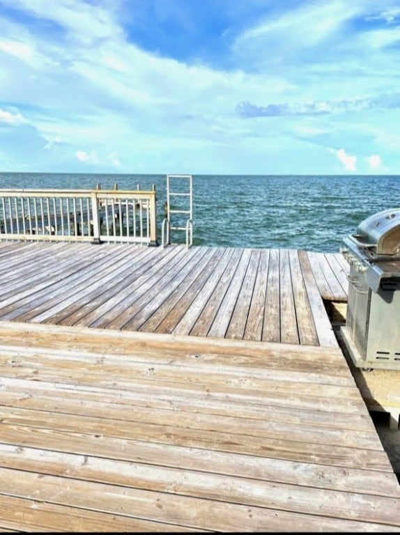 1878 Bay Shore Dr, Rockport, TX 78382 - view of dock featuring a water view