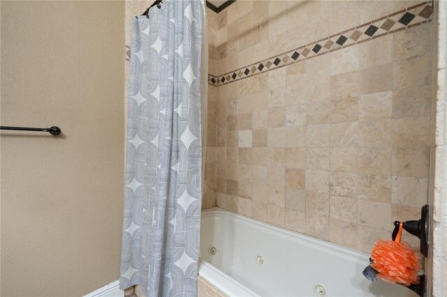 11809 Lori Dr, Corpus Christi, TX 78410 - bathroom with a combined bath / shower with jetted tub