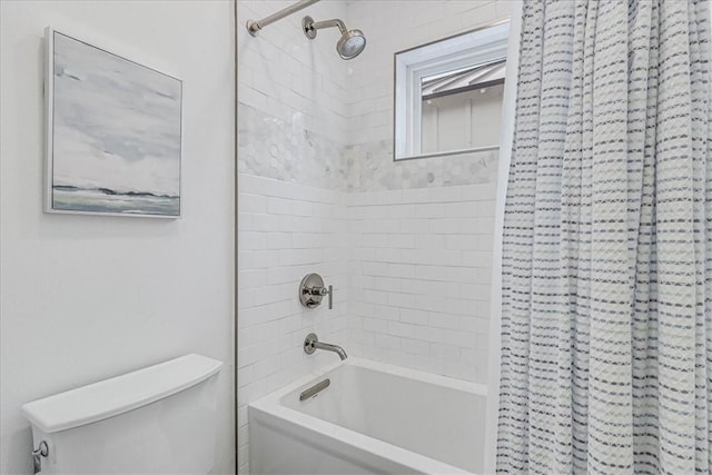 4885 S State Highway 361st St Unit H, Port Aransas, TX 78373 - full bath with toilet and shower / bathtub combination with curtain