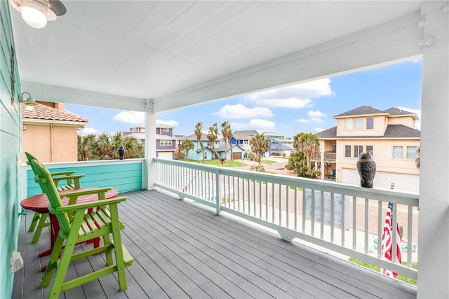 664 Kara Prt, Aransas, TX 78373 - wooden deck with a residential view