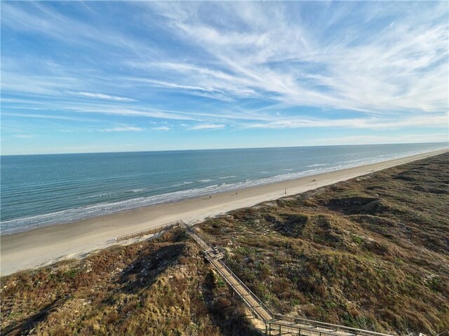 6109 State Highway 361 Unit 1101, Port Aransas, TX 78373 - water view featuring nearby beach
