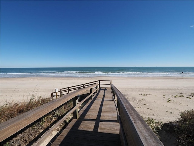 6109 State Highway 361 Unit 1101, Port Aransas, TX 78373 - view of community featuring view of water and beach